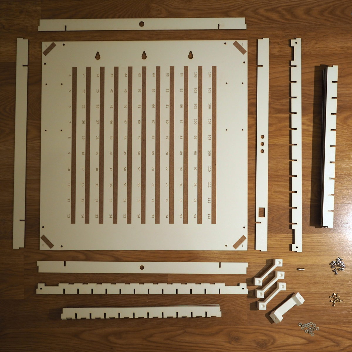 All body parts for the OpenWordClock.
